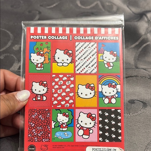 Free with purchase, add to bundle Hello Kitty Poster Collage Set - Picture 2 of 4